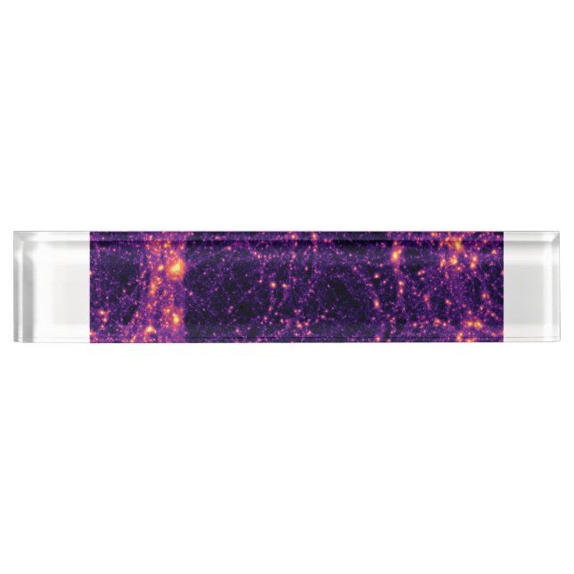 Cosmic Web Desk Name Plate (Front)