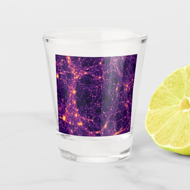 Cosmic Web Shot Glass (Front)