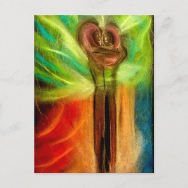 Cosmic wedding postcard (Front)