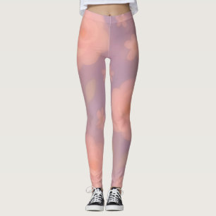 Cosmic Whispers – Dreamy Pastel Galaxy Art Leggings