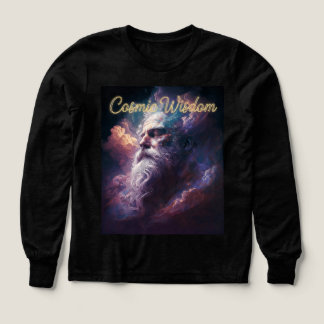 Cosmic Wisdom T-Shirt - Galaxy Sage Design"T-Shirt Tri-Blend Shirts