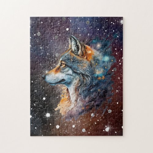 Cosmic Wolf 2 Jigsaw Puzzle