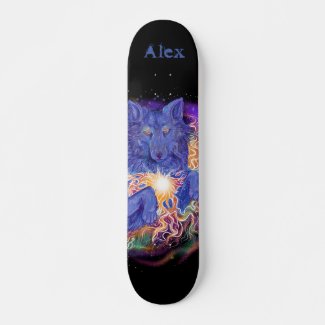 Cosmic Wolf Custom Name