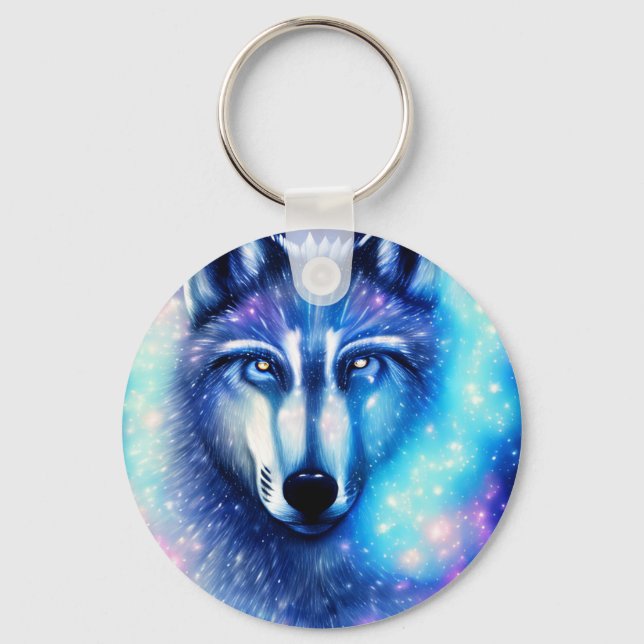 Cosmic Wolf  Keychain (Front)