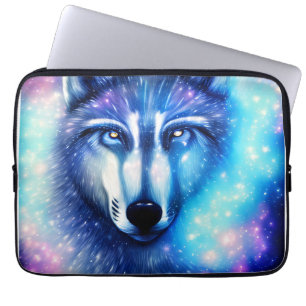 Cosmic Wolf Laptop Sleeve