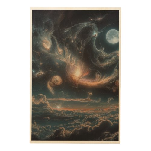 Cosmic Wonders Wood Wall Art