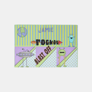 Cosmic World For Boys Rug