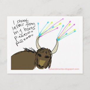 Cosmic Yak #3 Postcard