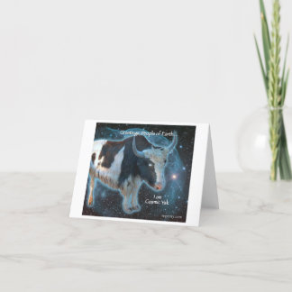 Cosmic Yak Card