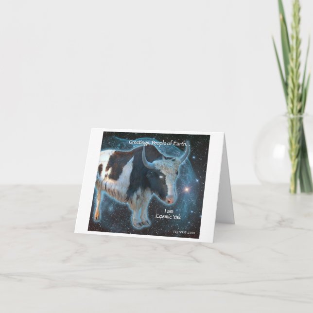Cosmic Yak Card (Front)