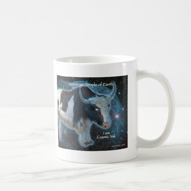 Cosmic Yak Coffee Mug (Right)