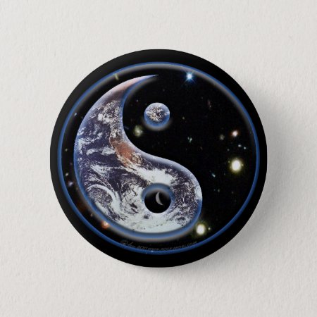 Cosmic Yin Yang Button
