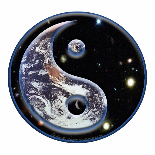 Cosmic Yin Yang Statuette (Front)