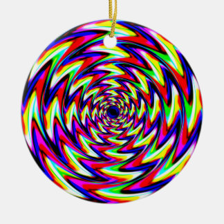 Cosmic Zig Zag (Add Words) Ceramic Ornament