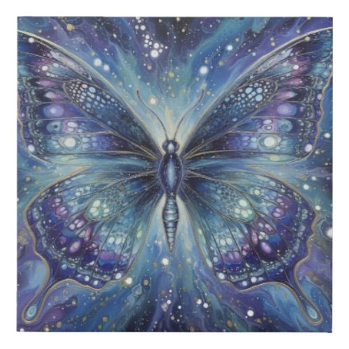 CosmicButterFlyFantasy Faux Canvas Print