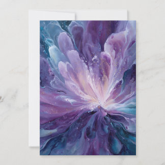 CosmicFlower Thank You Card