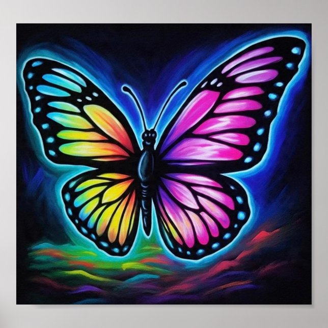 CosmicRainBowButterFly Poster (Front)