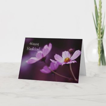 "cosmo Afterglow"  Happy Birthday Card by kkphoto1 at Zazzle