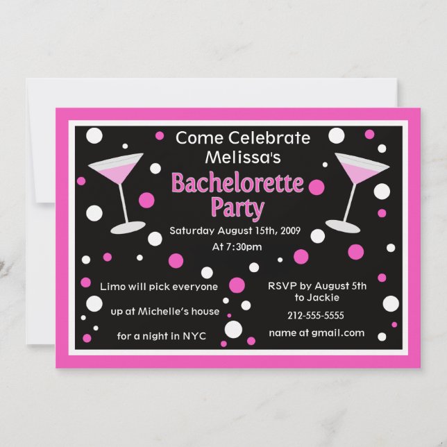 Cosmo Bachelorette Invite (Front)