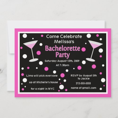 Cosmo Bachelorette Invite