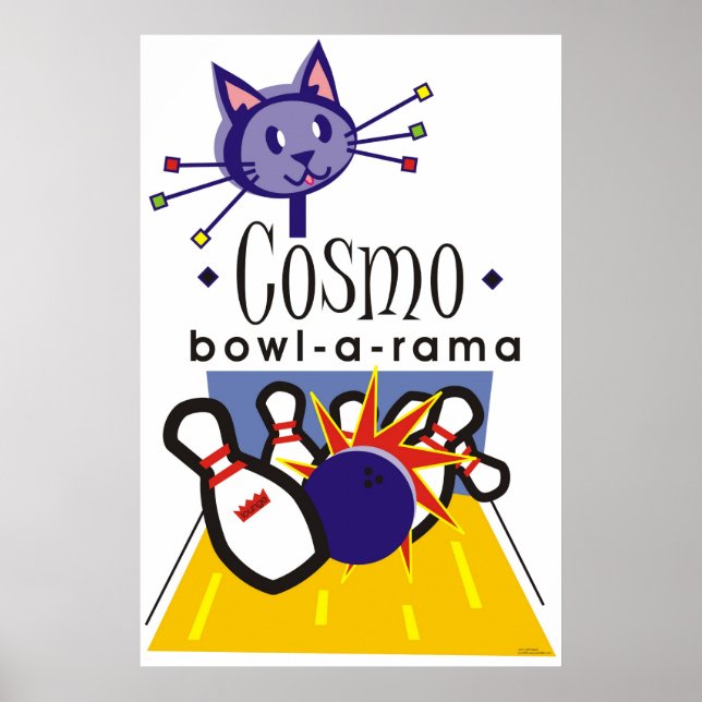 Cosmo bowl-a-rama poster (Front)