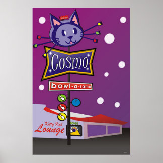 Cosmo Bowl-A-Rama Sign
