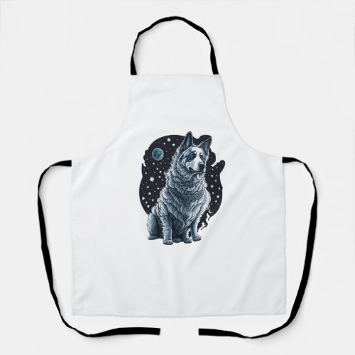 Cosmo Dog Astronaut Dog Space Dog  Apron