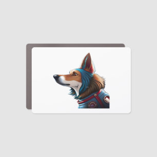 Cosmo The Space Dog 1 Car Magnet