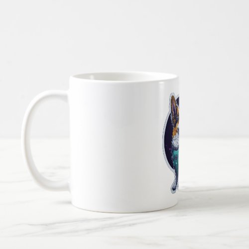 Cosmo the Spacedog Traveler Galactic Dog  Coffee Mug