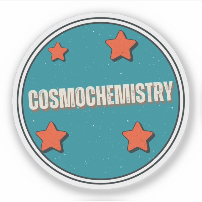 Cosmochemistry Sticker (Front)