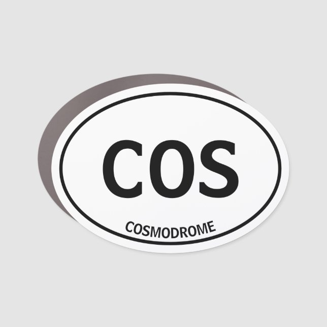 Cosmodrome Car Magnet (Front)