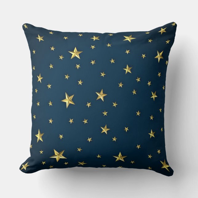 CosmoGlow Throw Pillow (Front)