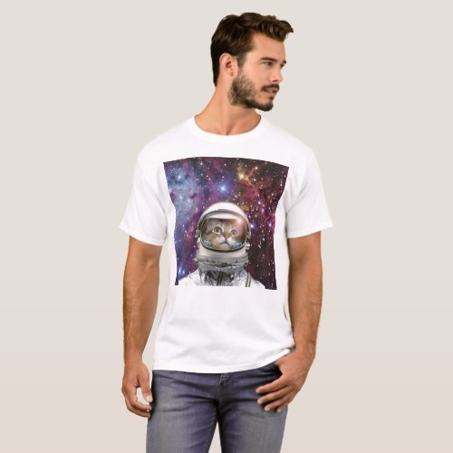 Cosmonaut cat T_Shirt