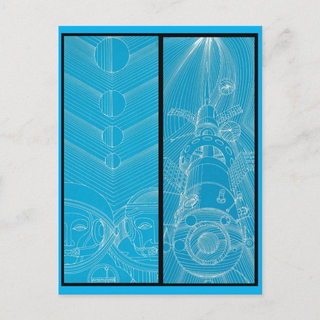 Cosmonaut Four Postcard (Front)