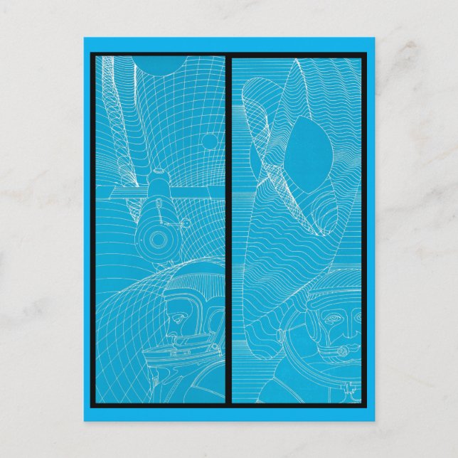 Cosmonaut Two Postcard (Front)