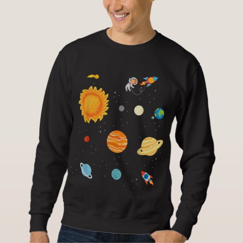 Cosmonauts Astronomy Outer Space Gift Idea Astrona Sweatshirt