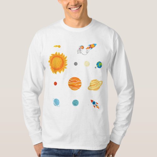 Cosmonauts Astronomy Outer Space Gift Idea Astrona T_Shirt