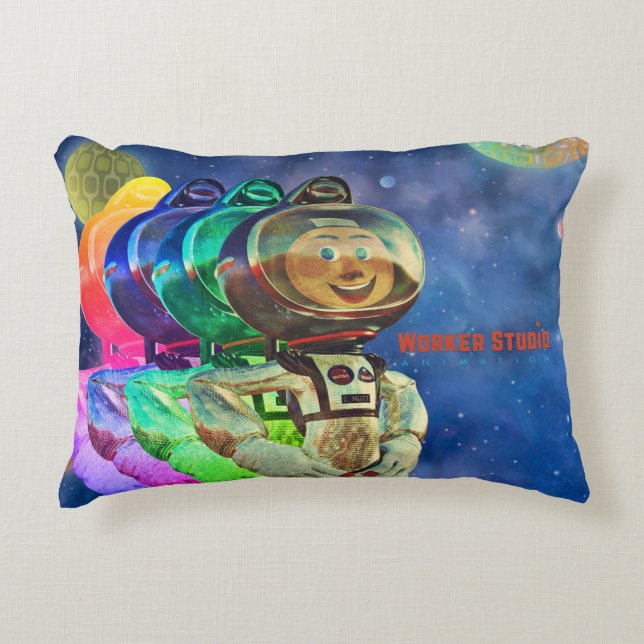 Cosmonut "Stargate" Throw Pillow (Front)