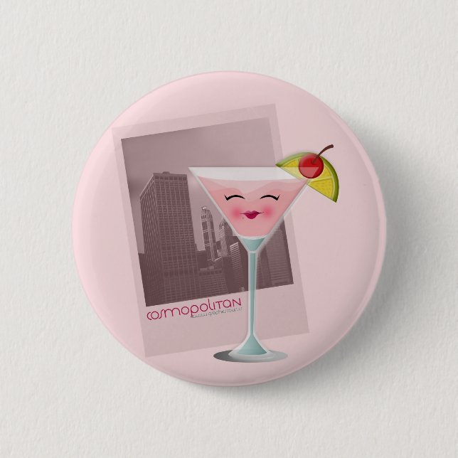 cosmopolitan buttom button (Front)