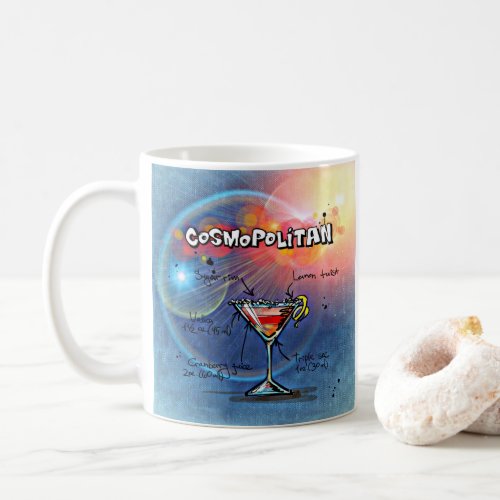 Cosmopolitan Cocktail 2 of 12 Drink Recipe Sets Coffee Mug