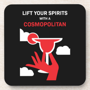 Cosmopolitan Cocktail Drink Beverage Coaster