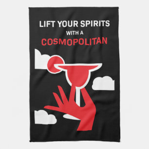 Cosmopolitan Cocktail Drink Kitchen Towel