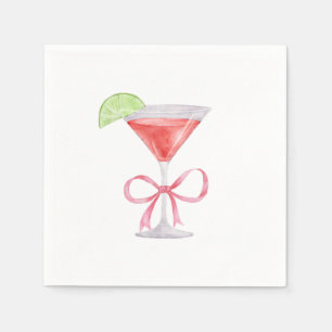 Cosmopolitan Cocktail Napkin
