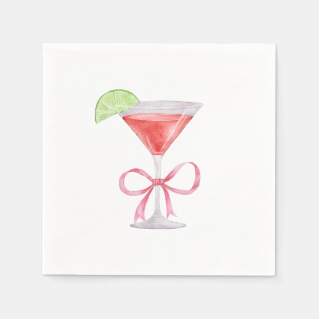 Cosmopolitan Cocktail Napkin (Front)