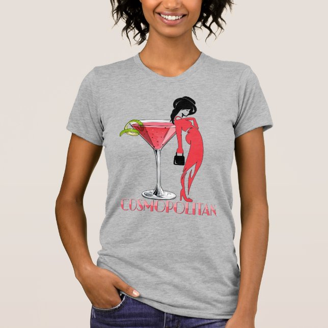 Cosmopolitan Cocktail T-Shirt (Front)