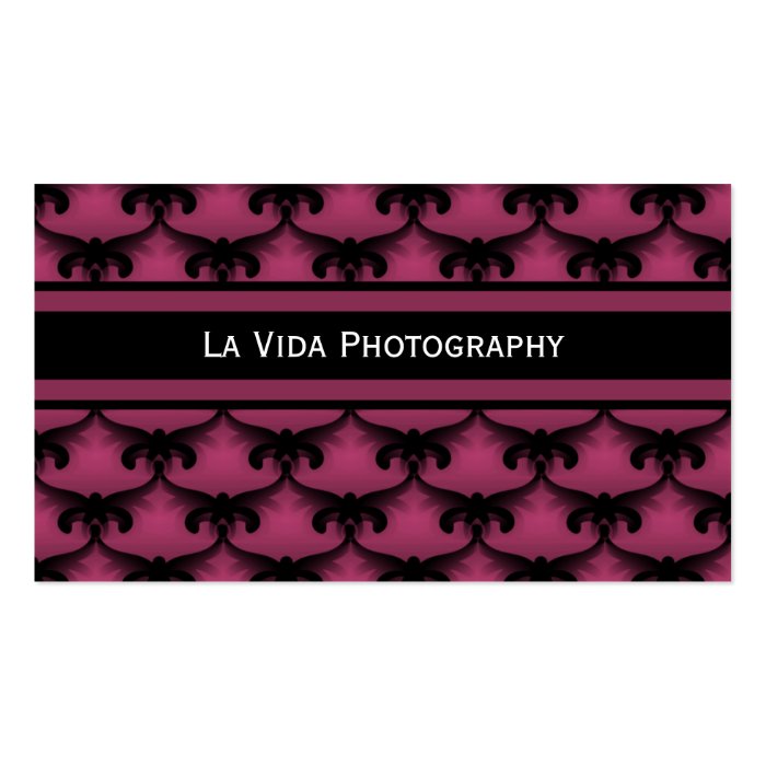 Cosmopolitan Glam Business Card, Burgundy