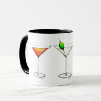 Cosmopolitan Martini Manhattan Cocktail Drinks Mug