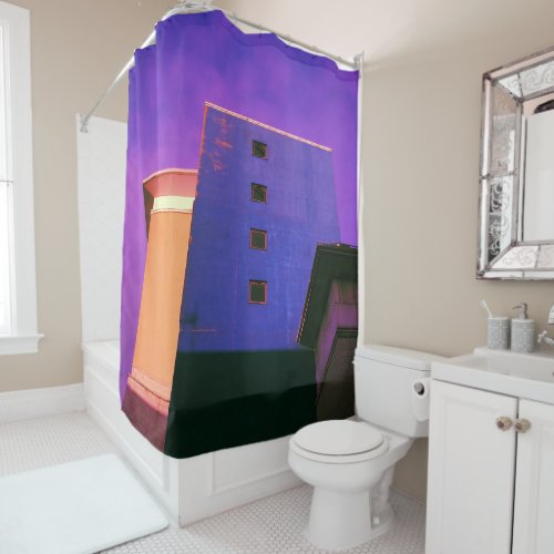 Cosmopoliton Confluence of Shape Shower Curtain