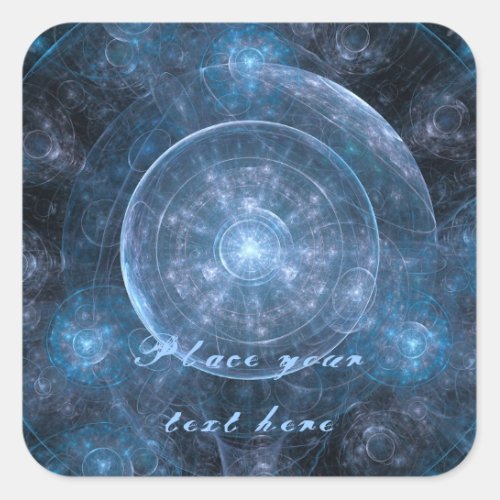 Cosmos Background 001 Square Sticker