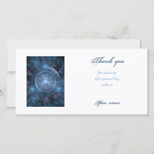 Cosmos Background 001 Thank You Card